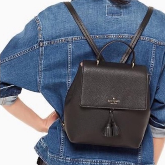 kate spade Handbags - Kate spade Hayes medium backpack black new tag